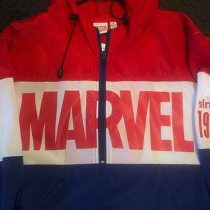 Marvel Mens Medium windbreaker